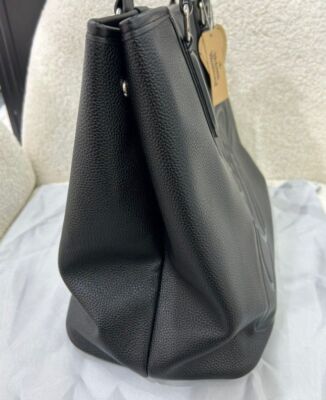 Vivienne Westwood Hamilton Tote Bag Orb Logo Leather Grain