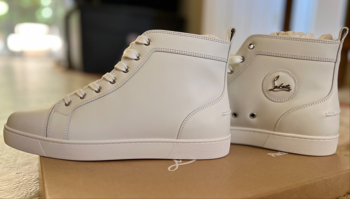 BRAND NEW IN BOX Christian Louboutin Men's Louis sneakers. Red