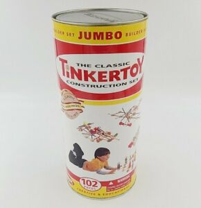 2000 Tinkertoy Classic Jumbo Construction Set 102 Pcs for sale online
