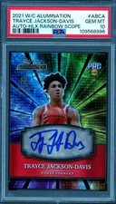 Trayce Jackson-Davis Rookie 2021-22 W/C Alumination Auto HLX (2/5) #ABCA PSA 10