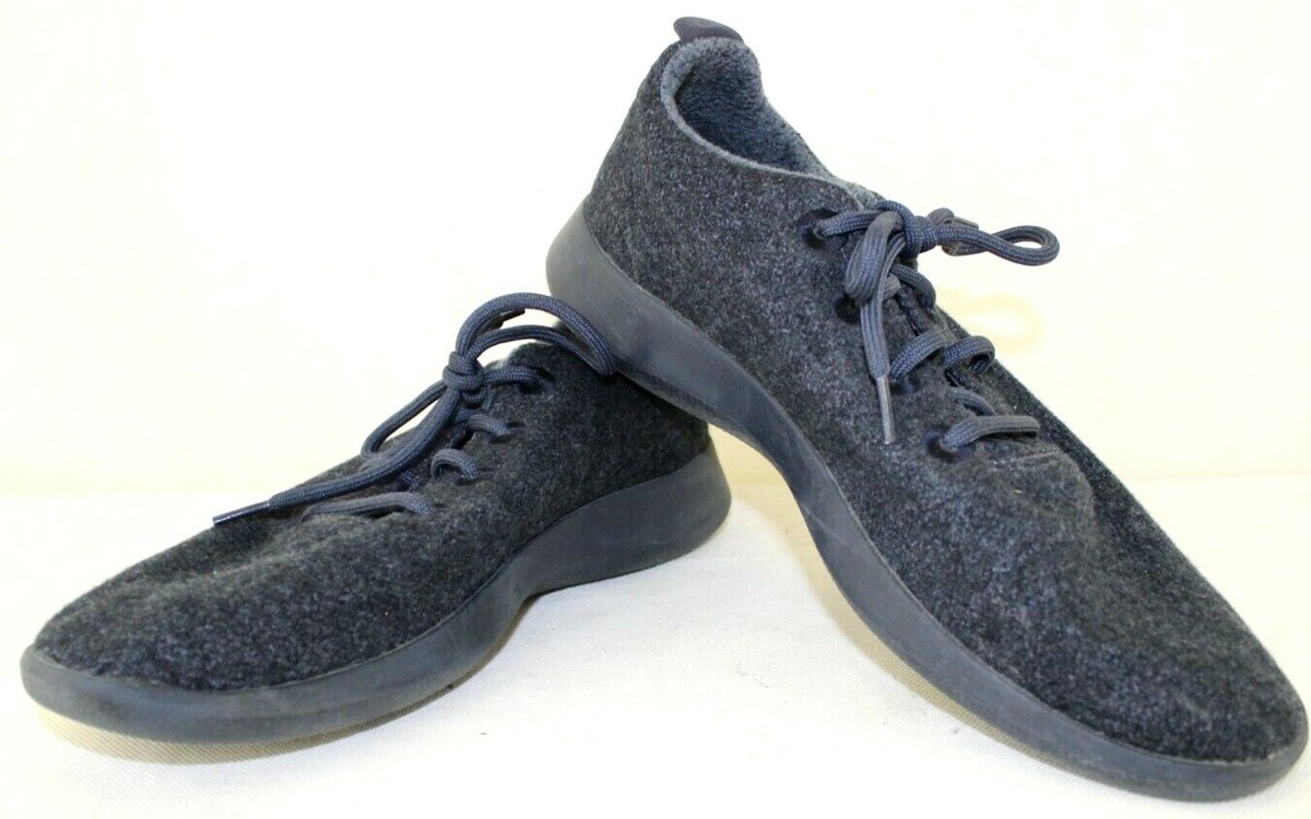 Allbirds Mens Size 14 Navy Blue Merino Wool Runners Comfort 