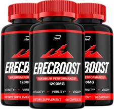 (3 Pack) Erecboost for Men Capsules – Erec Boost Vitamin Complex Pills