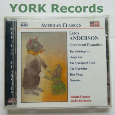 LEROY ANDERSON - Orchestral Favourites RICHARD HAYMAN - Excellent Con CD Naxos
