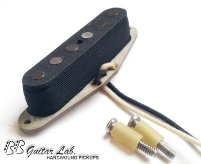 Telecaster Pickup fit Fender AlNiCo 5 Neck 6K Hand Wound BB Guitar Lab