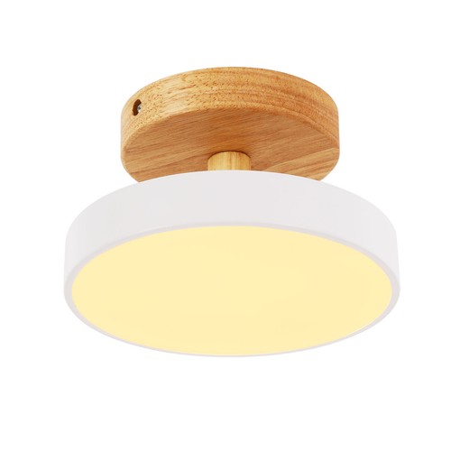 Ceiling Mount Light Fixture, Wide Voltage Ceiling Lamp With Three Light Colors - Picture 16 of 16