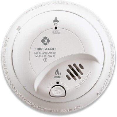 First Alert SC9120B/SMICO100 Combination Carbon Monoxide & Smoke Alarm AC Power