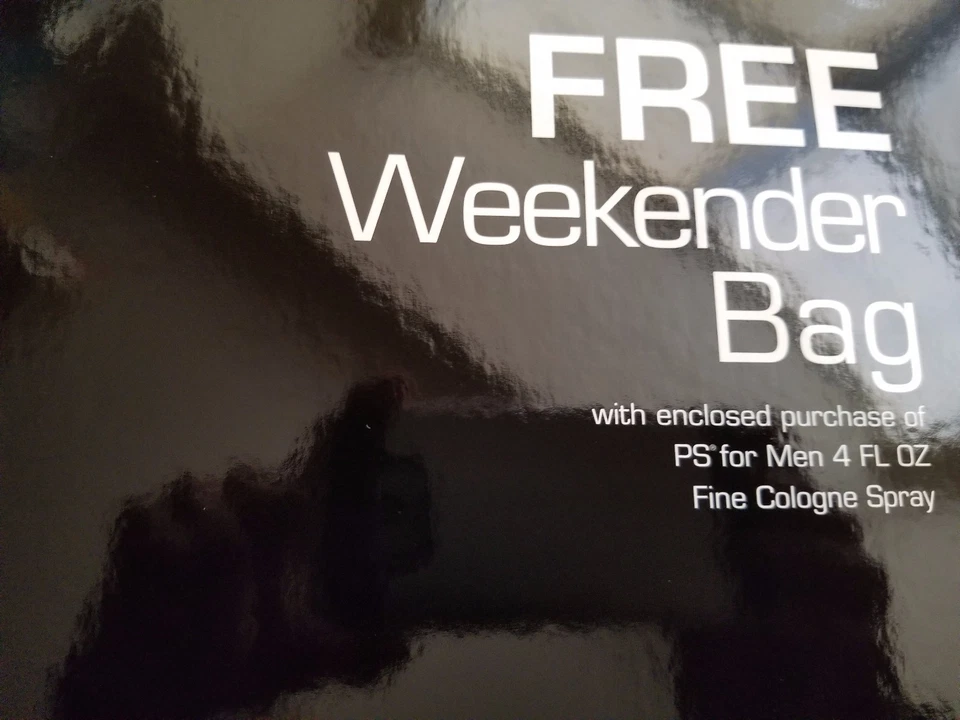 JUEGO DE REGALO Paul Sebastian Colonia 2 Piezas Hombres 4 OZ Spray + Nueva Bolsa Negra de Fin de Semana  Foto 2 de 4