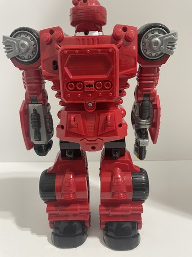 Hap-P Kid Toy Red Robot 2012 Walking Talking Light Up Transformer 100% WORKING - 第 15/16 張圖片