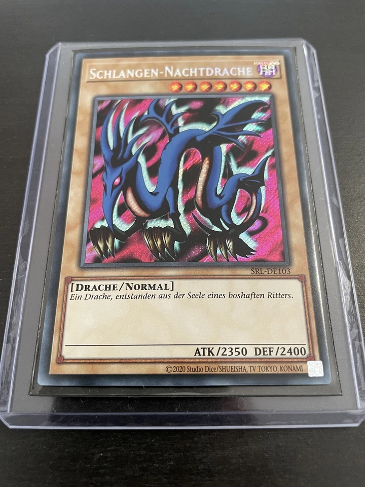 Yu-Gi-Oh! Schlangen-Nachtdrache SRL Secret Rare Near Mint 25th Anniversary - Bild 4 von 4