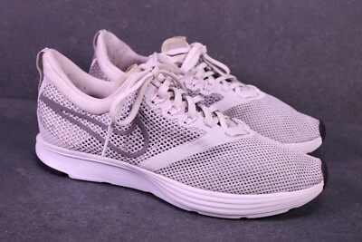 Nike Sneaker Zoom Strike Damen Sportschuhe Gr. 40,5 grau weiß Laufschuhe BS12