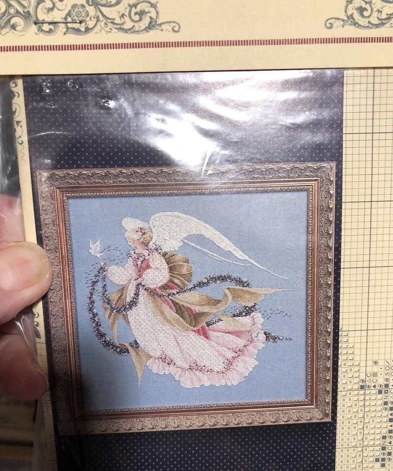 1991 - 1995 Lavender & Lace Angels Counted Cross Stitch Charts - Lot Of 5 - Image 2 of 4