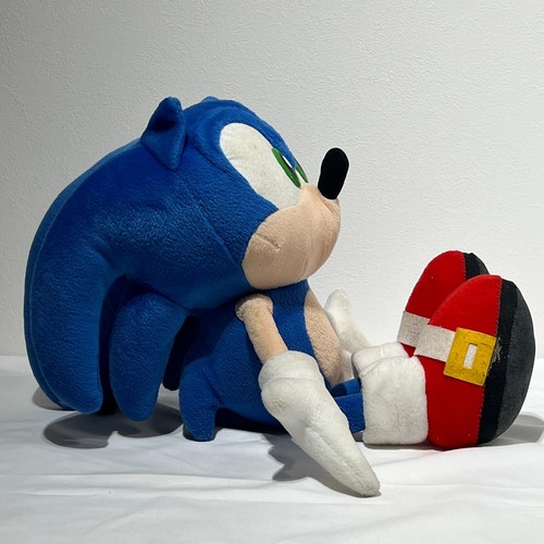 2003 SONIC X Super Jumbo Plush doll SEGA Sonic the Hedgehog 14" JAPAN RARE - Picture 6 of 18