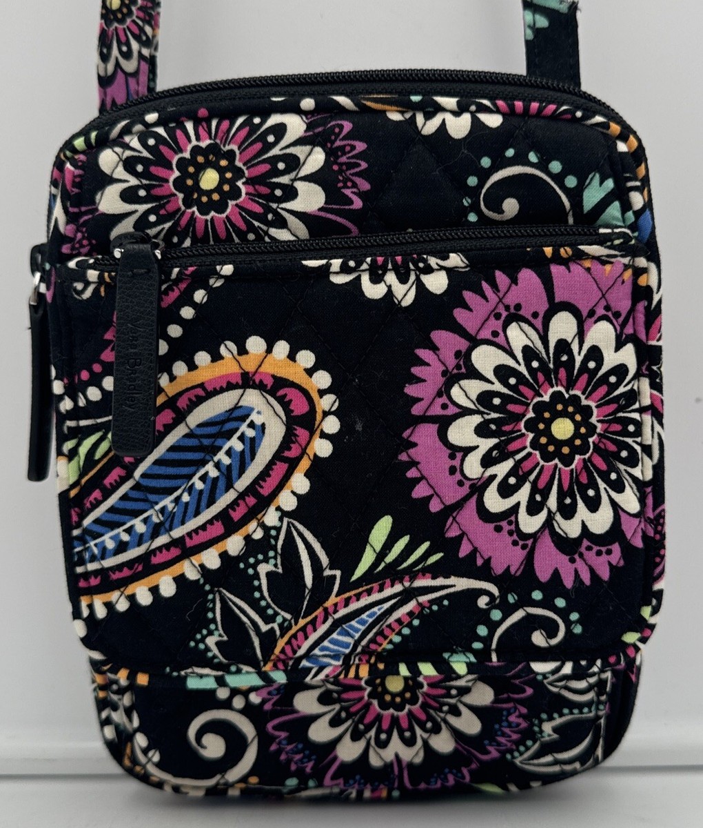 Vera Bradley Paisley BANDANNA SWIRLS Mini Hipster Crossbody
