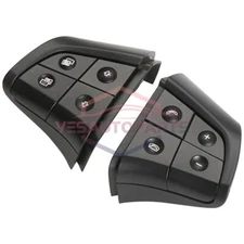 2pcs 4 Button Steering Wheel Control Multi Switch LH&RH For Benz W164 W251 Black