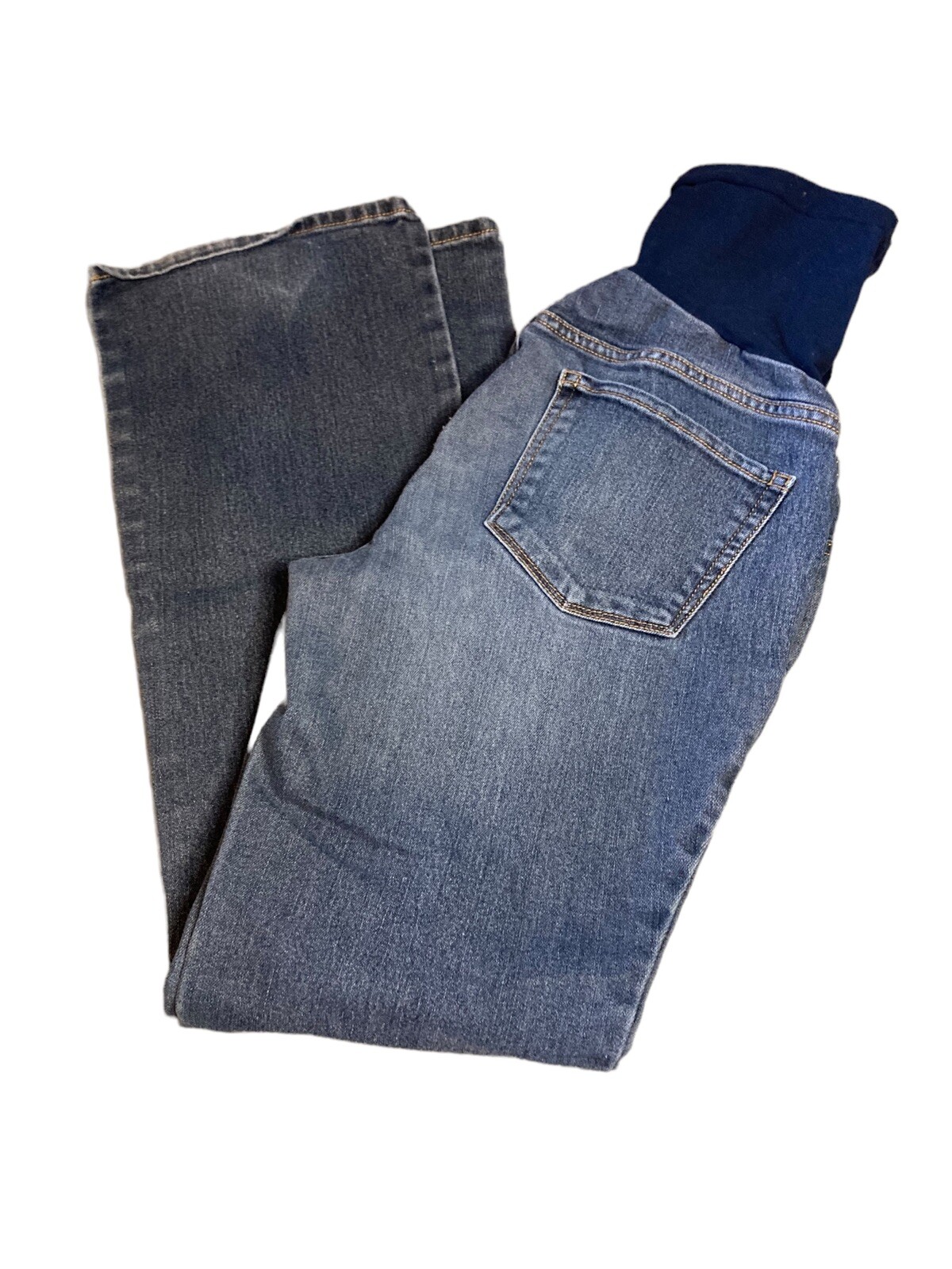 Indigo blue maternity mom jeans Secret Fit Belly XS f… Gem