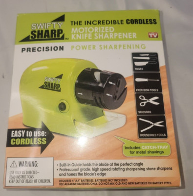 Speedy Electric Kitchen Knife Sharpener Multifunction Swifty Sharp Smart Sharp