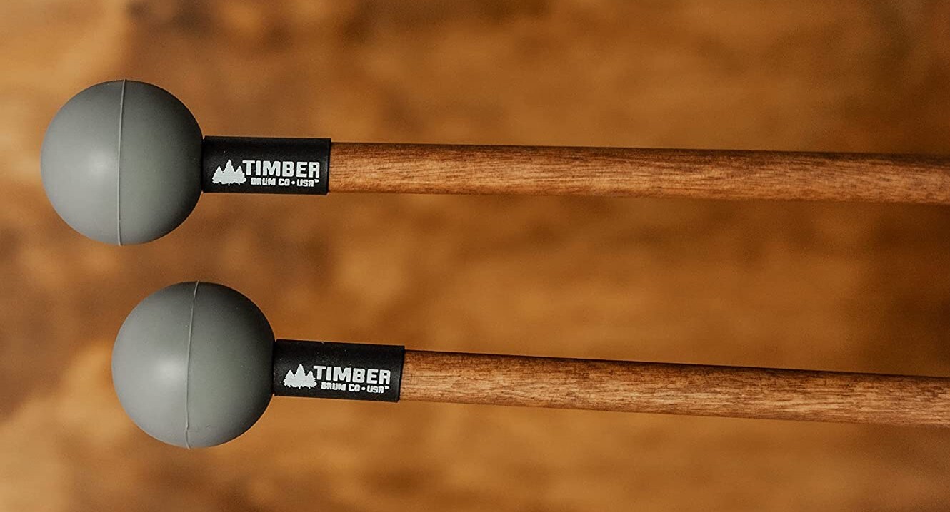 Timber Drum Company Hard Rubber Mallets with Birch Handles