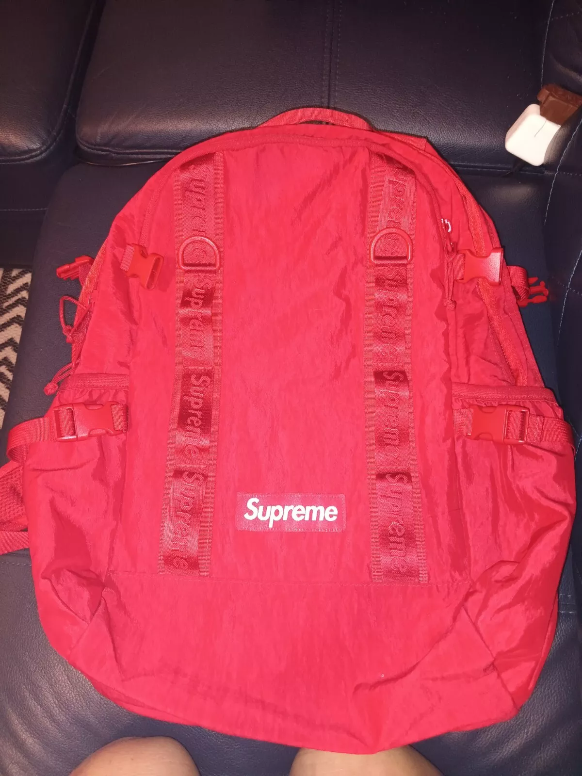 Sac à livres rouge Supreme