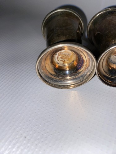Vintage seltenes Sammlerstück Alvin Salz Pfeffer Shaker Set Elektroplatte silber - Bild 6 von 8