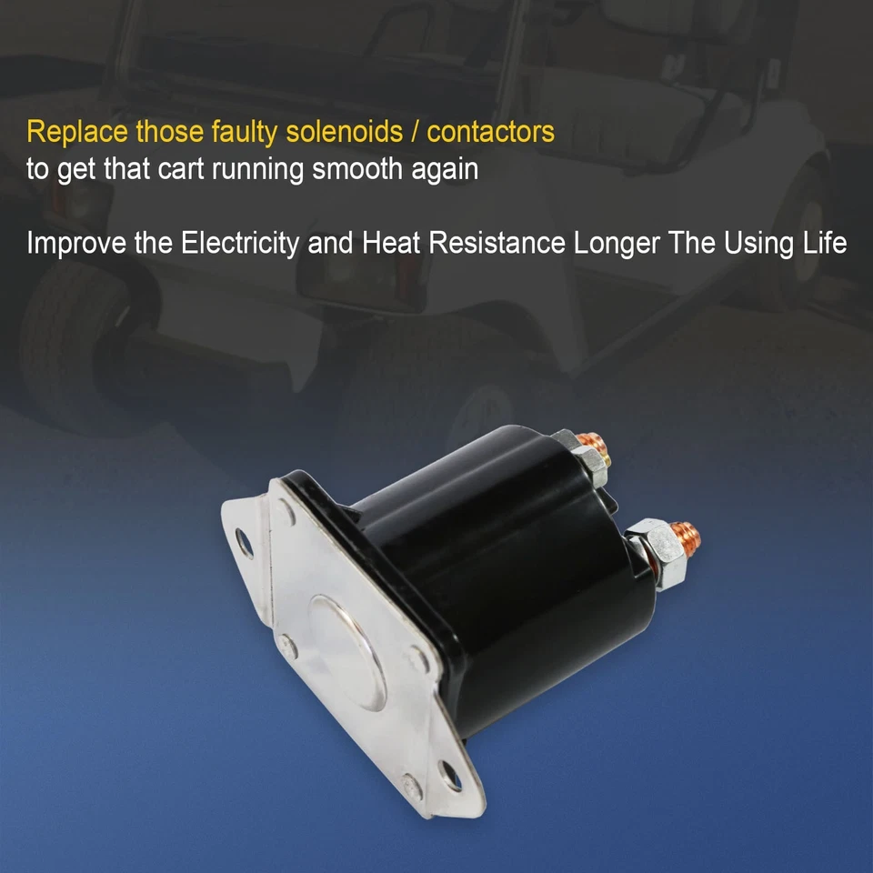 Carro de golf Club Car DS parte 36 V 36 voltios solenoide para 1976-1998 4 terminales ClubCar Foto 2 de 4