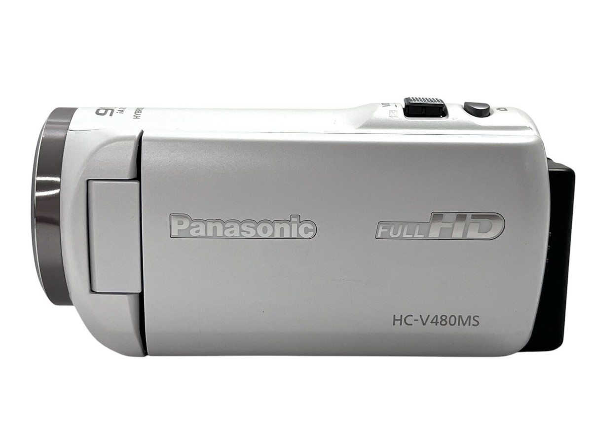Panasonic HC-V480MS 90x FULL HD Video Camera White From Panasonic HC-V480MS 90x FULL HD Video Camera White From