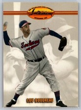 💎1993 Ted Williams Baseball #32 Lou Boudreau - Cleveland Indians💎