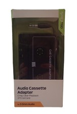 Cell Candy Universal Audio Cassette Adapter for 3.5mm Audio w/3ft. Coil Cord
