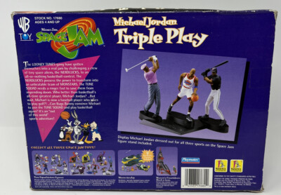 Michael Jordan 1996 Triple Play Space Jam Action Figure Pack