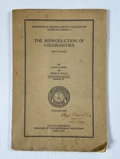 VINTAGE SMITHSONIAN THE REPRODUCTION OF COCKROACHS ROACH BUG
