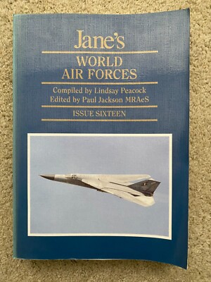 Jane's World Air Forces Reference Book Issue 16 Excellent