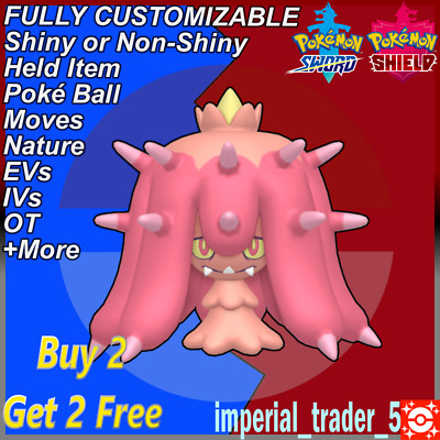 Pokémon Sword and Shield   Shiny Mareanie   W/ Best 6IV Customizable