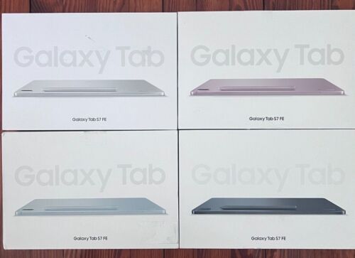NEW! Samsung Galaxy Tab S7 FE 256GB, With S Pen! Wi-Fi, 12.4" - (All Colors) - Picture 1 of 7