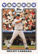 Melky Cabrera Topps 2008 Baseball Card #197