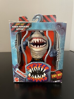 Mattel Street Sharks Ripster, 1994 - Opened Box - Excellent Condition - Series 1