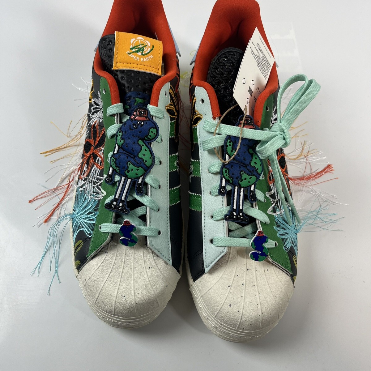 adidas mens superstar Sean Wotherspoon Super Earth Shoes Size 10