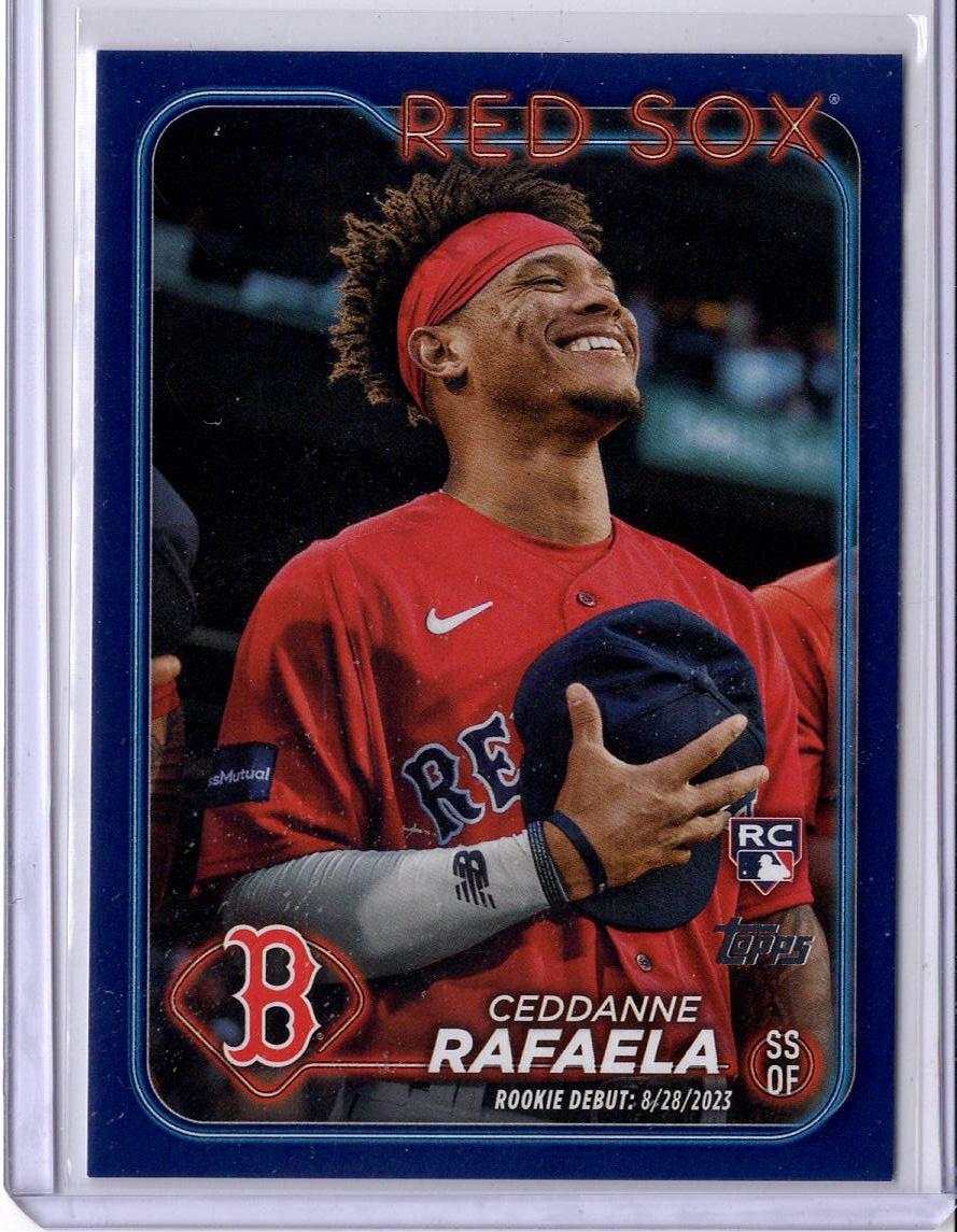 2024 Topps Update #US110 Ceddanne Rafaela Royal Blue