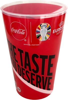 Offizieller Coca Cola Stadion Trinkbecher UEFA EURO 2024 GERMANY 0,5 l Cup