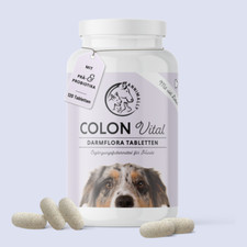 Annimally Colon Vital Darmflora Tabletten Darmsanierung Hund Prä- & Probiotika 