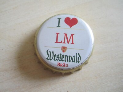 Kronkorken Hachenburger Brauerei, Westerwald Bräu ''LM'' (Limburg/Lahn)