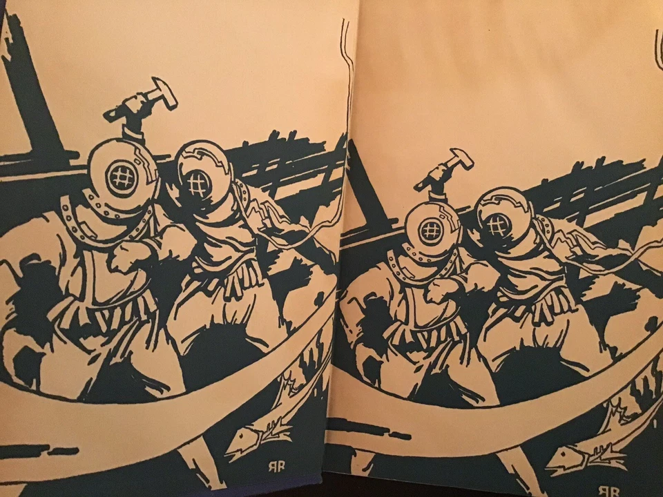 20,000 Leagues Under The Sea by Jules Verne, HC, Co. 1917, Grosset and Dunlap - Image 4 of 4