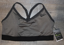 NWT NIKE Women's Plus Indy Light Support Sports Bra Gray 1X 2X 3X