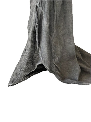 XCVI Women’s Tank Top Gray Front Linen Back Cotton Size Medium - Picture 2 of 8