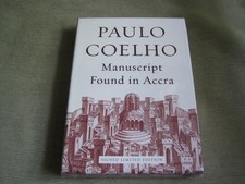 Product Image: PAULO COELHO SIGNED - MANUSCRIPT FOUND IN ACCRA LIMITED FIRST EDITION HARDCOVER