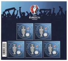 Timbre France BF 137** Football UEFA 2016