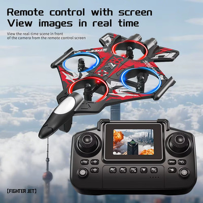 RC Flugzeug mit Kamera Hubschrauber Drei Geschwindigkeiten Umschaltflugzeug rollt bei 360°