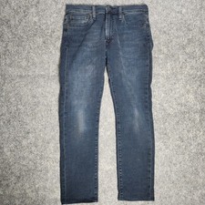 Levis 510 Premium Quality Jeans Men 31x30 Skinny Fit Blue Denim Jeans Dark Wash