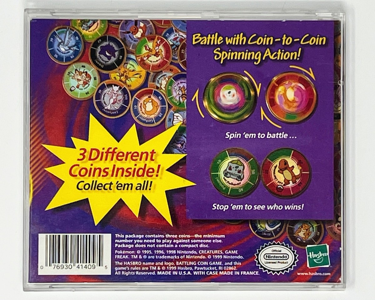 1999 Pokémon Battling Coin Game Lot - 11 Coins With Open Case