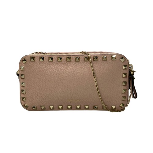 Valentino Garavani Shoulder Bag Crossbody Rockstud Chain Ladies 5390f1dcf7fdf49