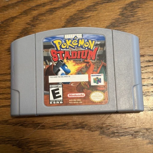 Pokemon Stadium N64 (Nintendo 64, 2000) - Cartridge Only - Tested & Working