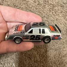 TYCO 440-X2 HO Scale Slot Car 25 Silver Vintage Original